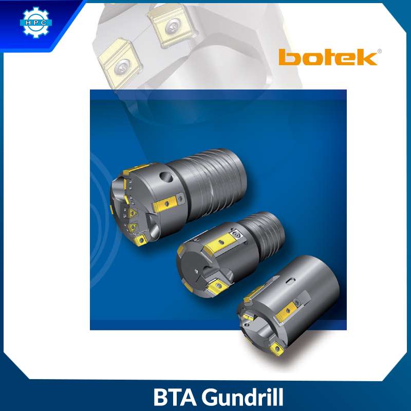 Mũi khoan sâu ghép mảnh Botek - dòng BTA