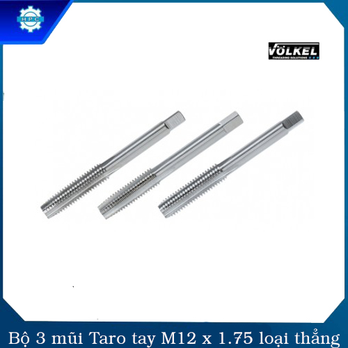 Bộ 3 Mũi Taro Tay M12 x 1.75 loại thẳng